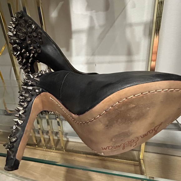 Sam Edelman Spiked Black Heels - Size 7.5 barely worn - Picture 4 of 4